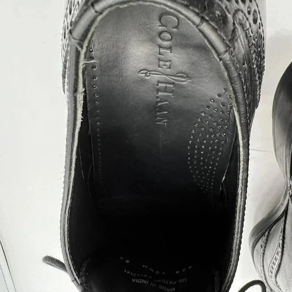 Cole Haan Air Madison Wingtip Oxford Mens 10.5 Dress Shoe Black C10145 Timeless main image 10